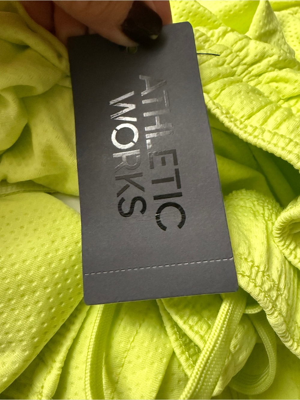 Athletic Works Neon Yellow/Lime Drawstring Mesh Basketball Shorts Men’s M NEW - Picture 2 of 14